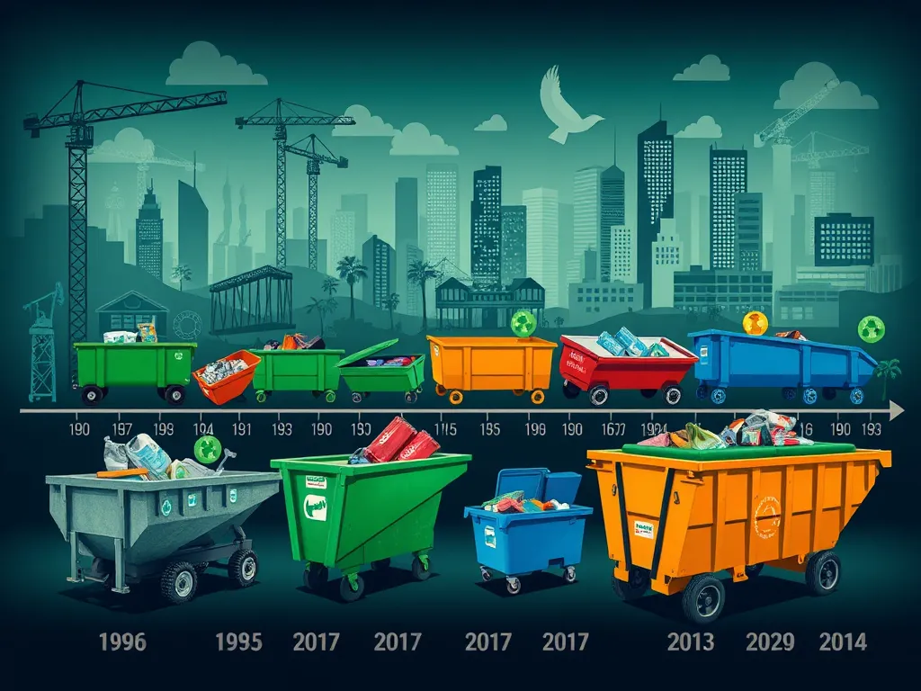 A Brief History of Dumpster Rental and Its Evolution