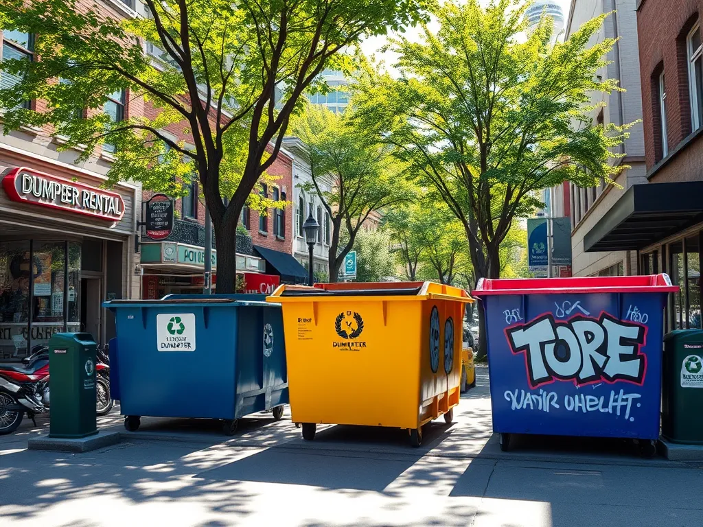 Why You Should Support Local Dumpster Business in Toronto